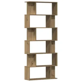 regal-na-ksiazki-80-x-24-x-192-cm-dab-artisan-6-poziomowy