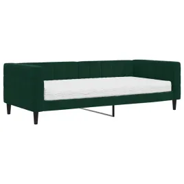 ciemnozielona-sofa-z-funkcja-spania-223-x-100-x-68-cm-z-materacem-90-x-200