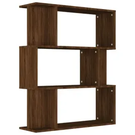 regal-brazowy-dab-80-x-24-x-96-cm-z-3-duzymi-i-6-malymi-przegrodkami