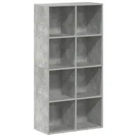 regal-na-ksiazki-z-8-przegrodami-szarosc-betonu-66-x-30-x-130-cm