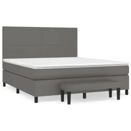 lozko-kontynentalne-szare-203-x-160-x-118-128-cm-z-materacem-160-x-200-x-20