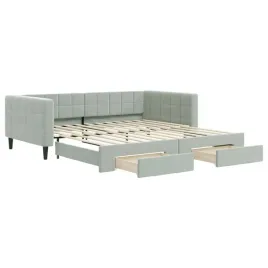 rozkladana-sofa-z-lozkiem-i-szufladami-aksamit-jasnoszary-223x110x68-cm