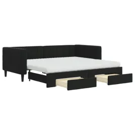 czarna-sofa-rozkladana-2w1-z-szufladami-wymiary-po-zlozeniu-213x100x68-cm