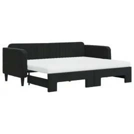 czarna-sofa-z-funkcja-spania-223x90x75-cm-rozkladana-z-2-materacami