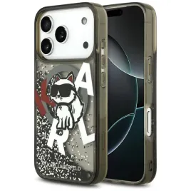etui-karl-lagerfeld-liquid-glitter-choupette-logo-magsafe-na-iphone-17-pro