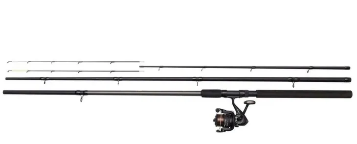 Zestaw WĘDKARSKI FEEDEROWY Wędka 396cm Kołowrotek 6000 Żyłka 0,40mm 270m