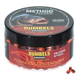 dumbels-duo-color-sinking-pomara-czekolada-8-10mm