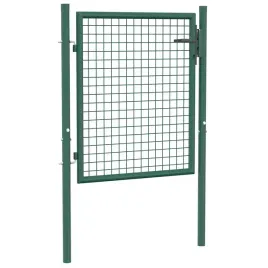 brama-ogrodzeniowa-zielona-100x75-cm-stal-malowana-proszkowo-z-zamkiem
