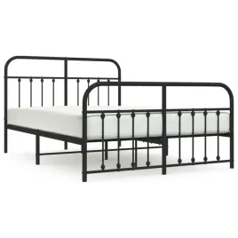 czarna-metalowa-rama-lozka-207-x-146-x-100-cm-materac-140-x-200-cm