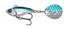 wobler-fat-tail-spin-6-5cm-16g-tonacy-blue-silver-savage-gear-wirujacy-ogon