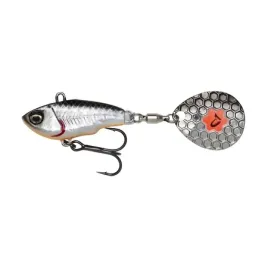 wobler-fat-tail-spin-6-5cm-16g-tonacy-dirty-silver-savage-gear-wirujacy-ogo
