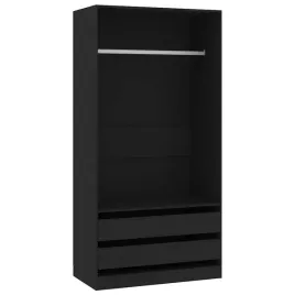 szafa-z-materialu-drewnopochodnego-100x50x200-cm-czarna-z-2-szufladami