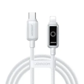 kabel-joyroom-s-a55-starflight-30w-usb-c-lightning-12m-bialy