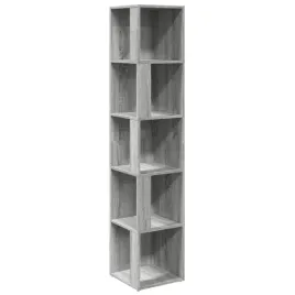 szafka-narozna-z-5-przegrodkami-szary-dab-sonoma-33x33x1645-cm