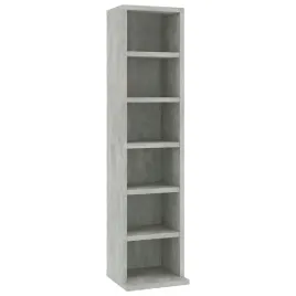 szafka-na-cd-z-6-otwartymi-przegrodami-szarosc-betonu-21x20x88-cm