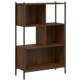 regal-na-ksiazki-z-drewnopochodnymi-polkami-brazowy-dab-72x28x109-cm