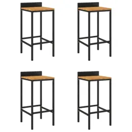 hokery-barowe-z-rattanu-pe-i-drewna-akacjowego-czarne-40-x-44-x-86-cm