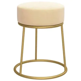 stylowy-okragly-taboret-aksamitny-brzoskwiniowy-zlota-podstawa-30x38-cm