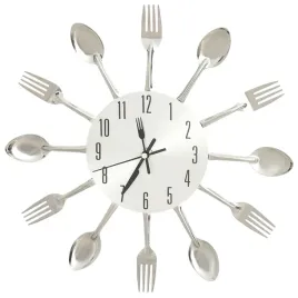 zegar-scienny-z-widelcami-i-lyzeczkami-srebrny-aluminium-o31-cm