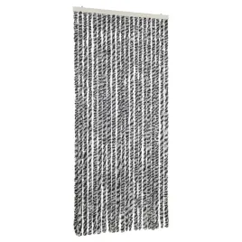 zaslona-przeciwowadom-szenilowa-90x220-cm-szaro-czarno-biala