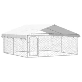 kojec-zewnetrzny-dla-psow-z-zadaszeniem-stal-galwanizowana-300x300x150-cm