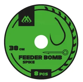 przypon-mikado-feeder-bomb-z-igla-hak-12-zylka-0-18mm-38cm