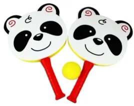 rakietki-piankowe-miekkie-z-pilka-panda