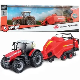 traktor-massey-ferguson-8740s-z-prasa-motor-zestaw-farm-burago-3-lata