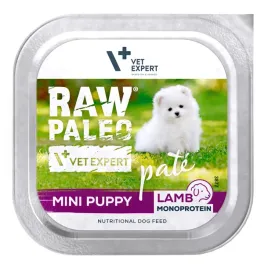 vetexpert-raw-paleo-pate-mini-puppy-lamb-150g