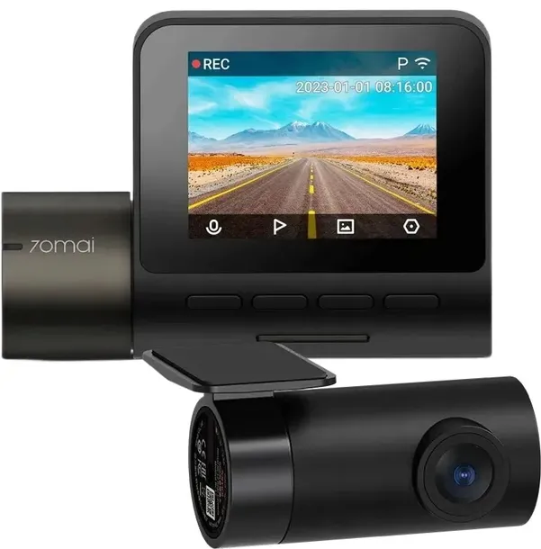 WIDEOREJESTRATOR 70MAI A200 HDR FULL HD 130° Wi-Fi + KAMERA TYLNA RC11