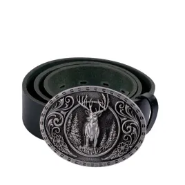 pasek-skorzany-bor-hunter-forest-ornate-deer-silver-100