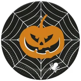 talerzyki-papierowe-halloween-dynia-z-pajeczyna-maki-czarny-227-c