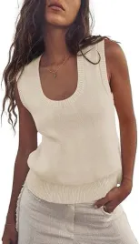 top-damski-saodimallsu-m-bezowy-bez-rekawow-prazkowany-basic