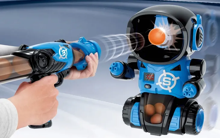 robot-cel-do-strzelania-gra-2-pistolety-na-kulki-bohater-brak