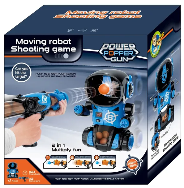 robot-cel-do-strzelania-gra-2-pistolety-na-kulki-marka-bez-marki