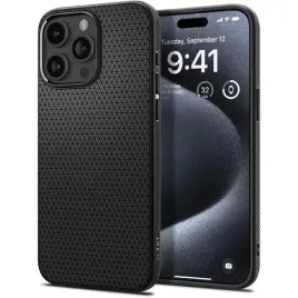etui-spigen-liquid-air-na-iphone-15-pro-czarny-mat