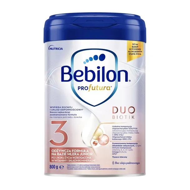 Bebilon Profutura Duobiotik 3 Formuła na bazie mleka po 1. roku życia 800g