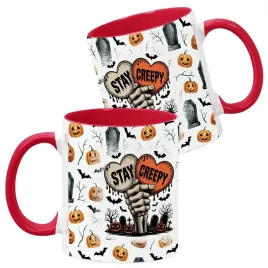 kubek-ceramiczny-330ml-czerwony-wzory-halloween-jesien-na-prezent
