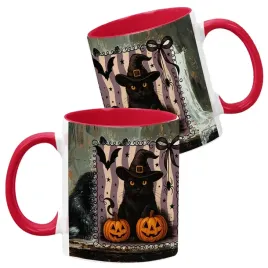 kubek-ceramiczny-330ml-czerwony-wzory-halloween-jesien-na-prezent