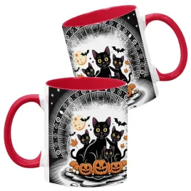 kubek-ceramiczny-330ml-czerwony-wzory-halloween-jesien-na-prezent