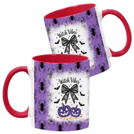 kubek-ceramiczny-330ml-czerwony-wzory-halloween-jesien-na-prezent