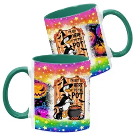 kubek-ceramiczny-ciemno-zielony-wzory-halloween-jesien-na-prezent
