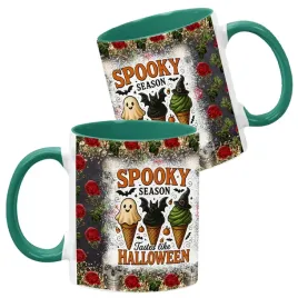 kubek-ceramiczny-ciemno-zielony-wzory-halloween-jesien-na-prezent