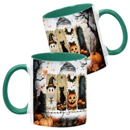 kubek-ceramiczny-ciemno-zielony-wzory-halloween-jesien-na-prezent