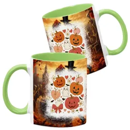 kubek-ceramiczny-330ml-zielony-wzory-halloween-jesien-na-prezent