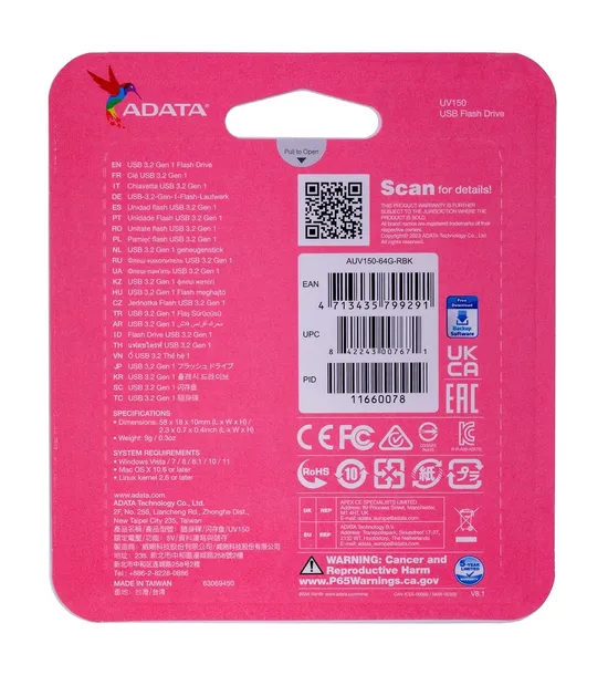pendrive-adata-uv150-auv150-64g-rbk-64gb-maksymalna-predkosc-zapisu-10-mb-s