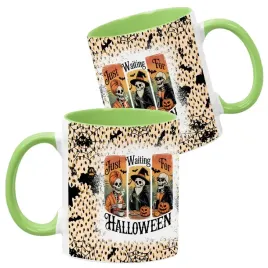 kubek-ceramiczny-330ml-zielony-wzory-halloween-jesien-na-prezent