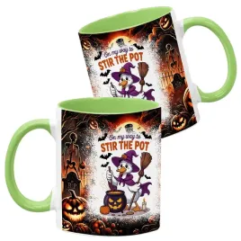 kubek-ceramiczny-330ml-zielony-wzory-halloween-jesien-na-prezent