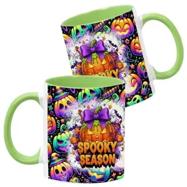 kubek-ceramiczny-330ml-zielony-wzory-halloween-jesien-na-prezent
