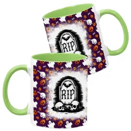 kubek-ceramiczny-330ml-zielony-wzory-halloween-jesien-na-prezent
